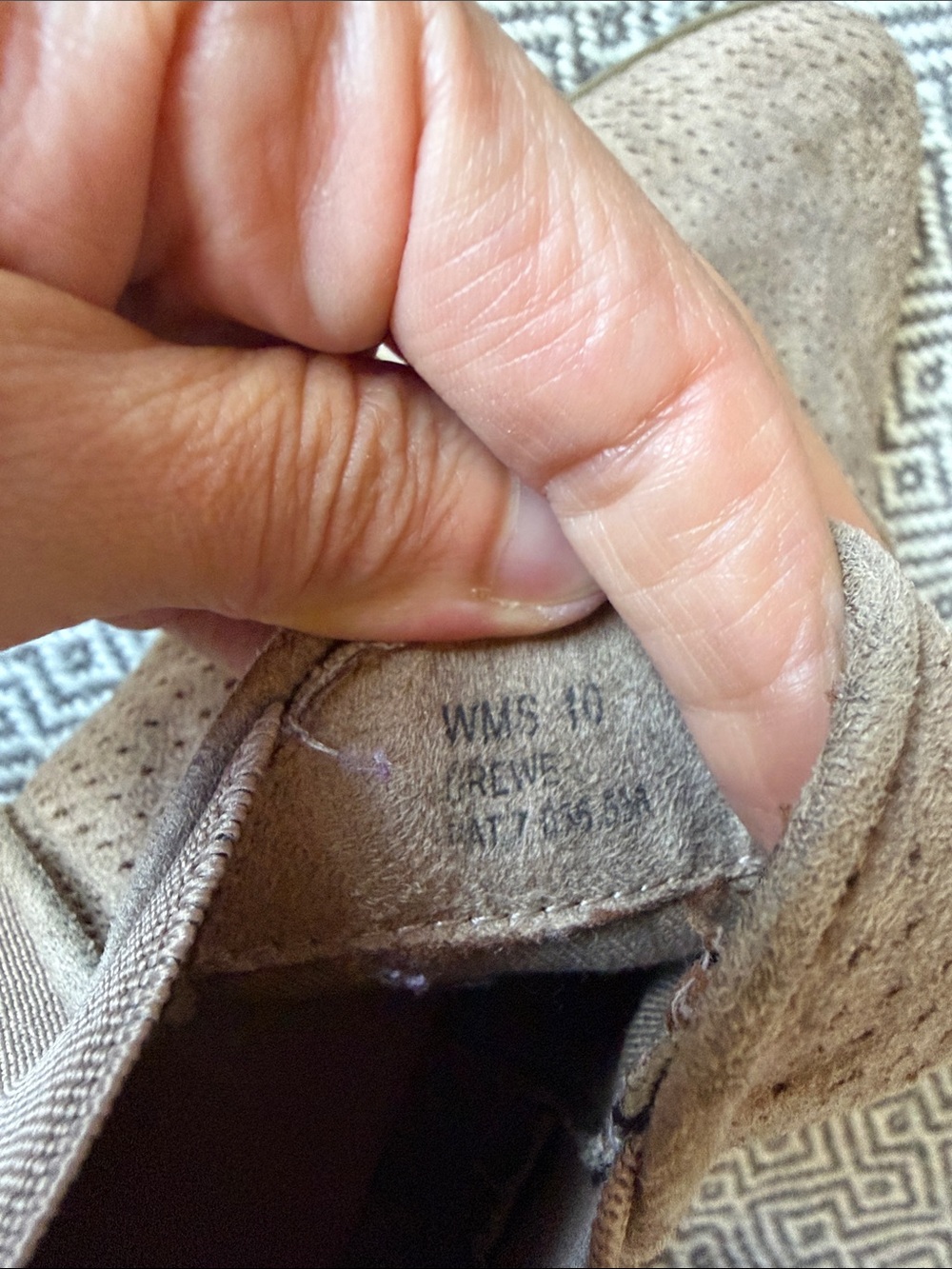 Report Women’s Suede Perforated Slip-On Ankle Boots - Taupe - Picture 12 of 16